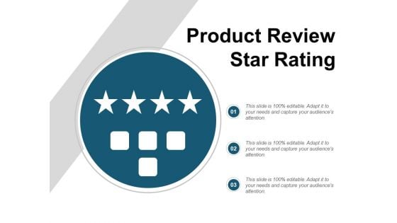 Product Review Star Rating Ppt PowerPoint Presentation Visual Aids Pictures