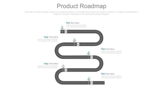 Product Roadmap Business Achievement Ppt Slides