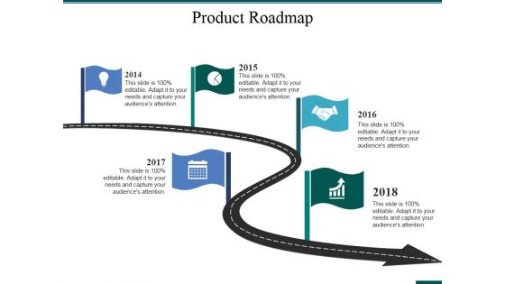 Product Roadmap Ppt PowerPoint Presentation Pictures Visual Aids