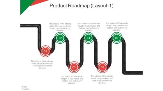 Product Roadmap Template 1 Ppt PowerPoint Presentation Slides Backgrounds