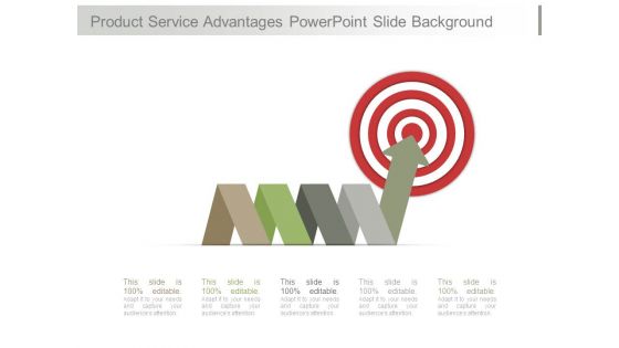 Product Service Advantages Powerpoint Slide Background