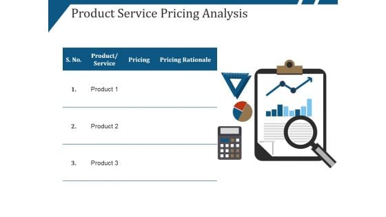 Product Service Pricing Analysis Ppt PowerPoint Presentation Ideas Design Templates