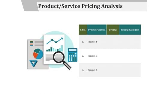 Product Service Pricing Analysis Ppt PowerPoint Presentation Styles Graphics Example