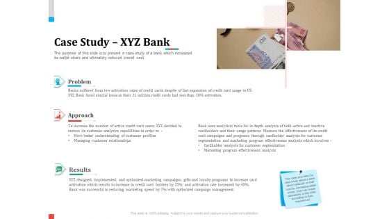 Product Share In Customer Wallet Case Study XYZ Bank Information PDF