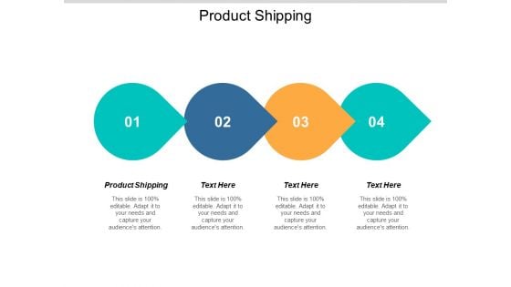 Product Shipping Ppt PowerPoint Presentation Icon Professional Cpb