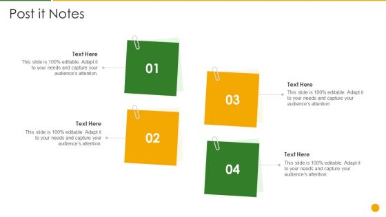 Product Social Sustainability Scorecard Post It Notes Rules PDF