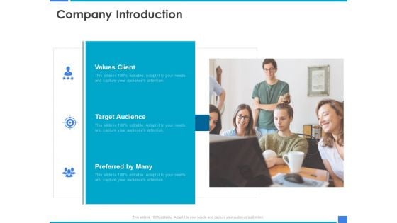 Product Strategy And Product Management Implementation Company Introduction Ppt Pictures PDF