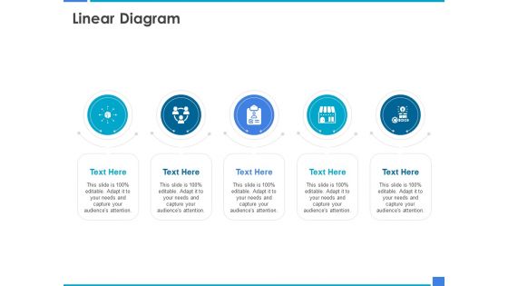 Product Strategy And Product Management Implementation Linear Diagram Ppt Pictures Backgrounds PDF