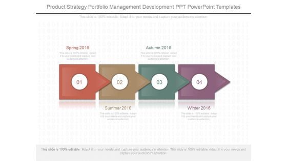 Product Strategy Portfolio Management Development Ppt Powerpoint Templates