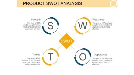 Product Swot Analysis Ppt PowerPoint Presentation Show