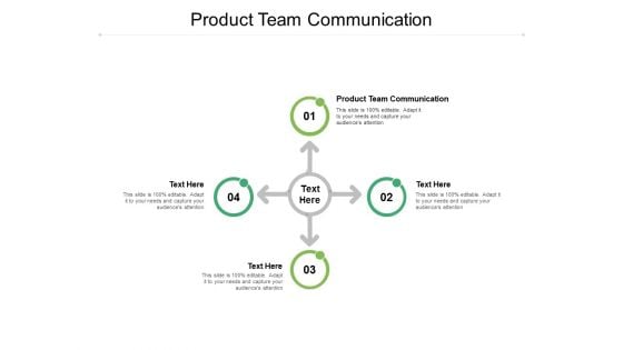 Product Team Communication Ppt PowerPoint Presentation Infographics Guidelines Cpb