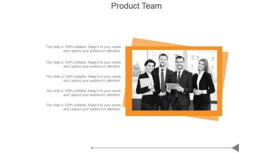 Product Team Ppt PowerPoint Presentation Deck