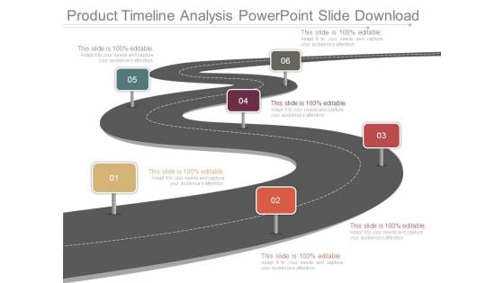 Product Timeline Analysis Powerpoint Slide Download