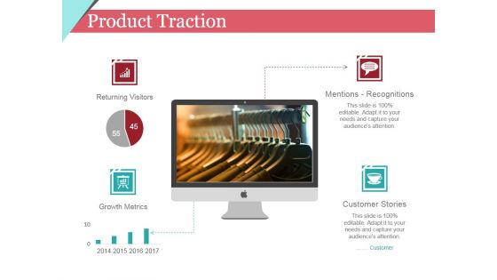 Product Traction Ppt PowerPoint Presentation Pictures Inspiration