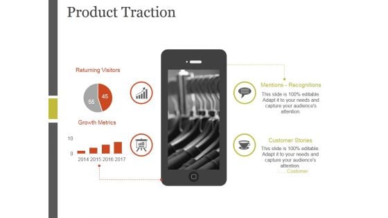 Product Traction Ppt PowerPoint Presentation Themes