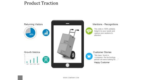 Product Traction Ppt PowerPoint Presentation Visual Aids