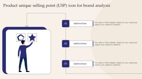 Product Unique Selling Point USP Icon For Brand Analysis Information PDF