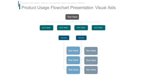 Product Usage Flowchart Presentation Visual Aids