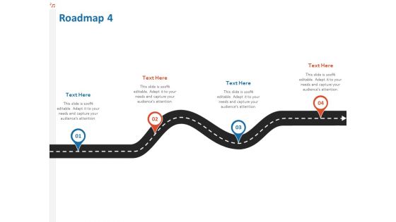 Production House Agreement Roadmap Four Stage Process Ppt Pictures Visuals PDF