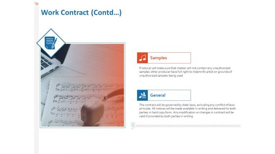 Production House Agreement Work Contract Contd Ppt Outline Template PDF