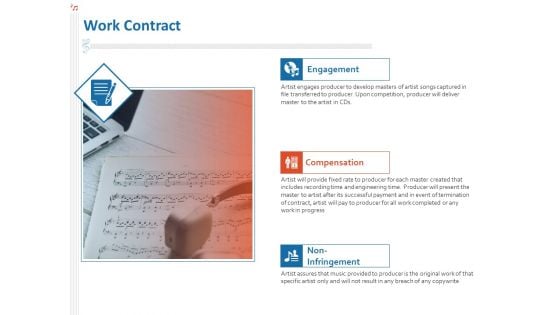 Production House Agreement Work Contract Ppt Slides Graphics Example PDF