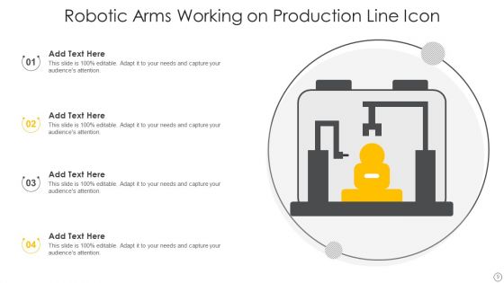 Production Line Icon Ppt PowerPoint Presentation Complete Deck With Slides