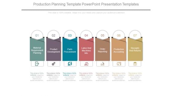 Production Planning Template Powerpoint Presentation Templates