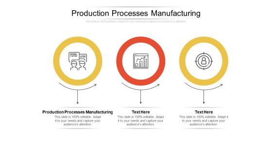Production Processes Manufacturing Ppt PowerPoint Presentation Professional Rules Cpb