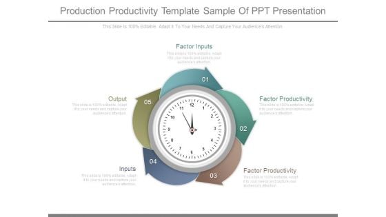 Production Productivity Template Sample Of Ppt Presentation Production Productivity Template Sample Of Ppt Presentation