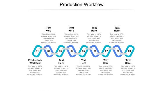 Production Workflow Ppt PowerPoint Presentation Outline Clipart Cpb