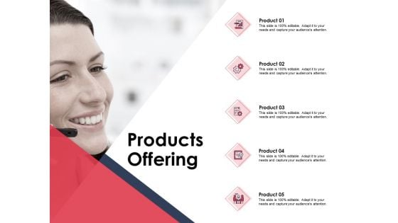 Products Offering Ppt PowerPoint Presentation Model Infographic Template