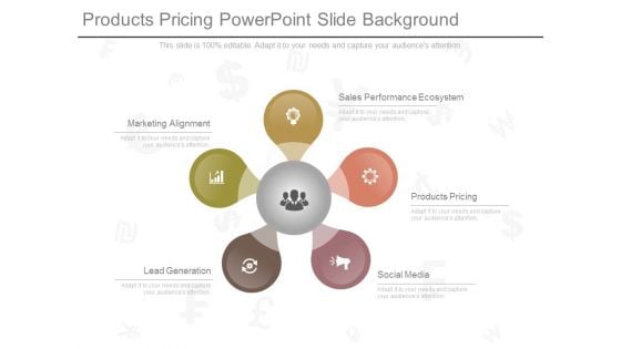 Products Pricing Powerpoint Slide Background