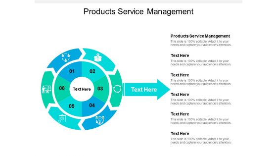 Products Service Management Ppt PowerPoint Presentation Professional Inspiration Cpb