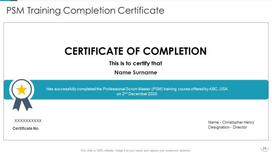 Professional Agile Master Certification Procedure Information Technology Ppt PowerPoint Presentation Complete Deck With Slides Slide24