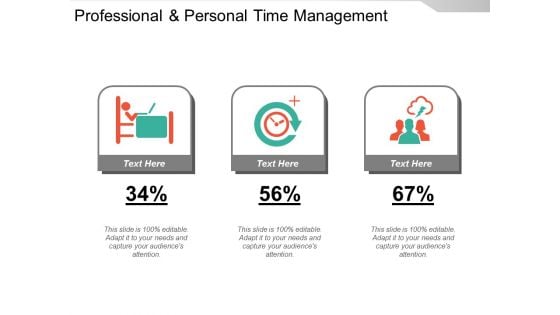 Professional And Personal Time Management Ppt PowerPoint Presentation Infographic Template Template