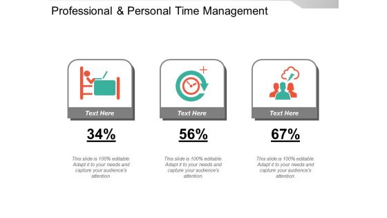 Professional And Personal Time Management Ppt PowerPoint Presentation Infographic Template Template