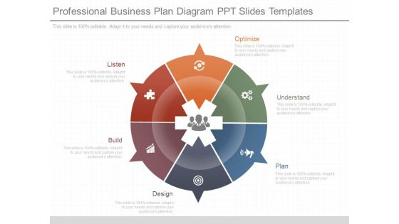 Professional Business Plan Diagram Ppt Slides Templates