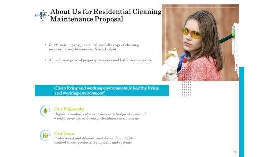 Professional House Cleaning Service Proposal Ppt PowerPoint Presentation Complete Deck With Slides Slide16
