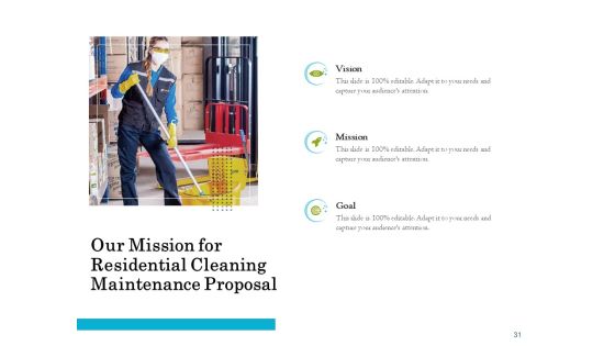 Professional House Cleaning Service Proposal Ppt PowerPoint Presentation Complete Deck With Slides Slide31
