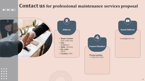 Professional Maintenance Services Proposal Ppt PowerPoint Presentation Complete Deck With Slides Slide19
