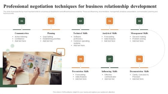 Professional Negotiation Techniques For Business Relationship Development Download PDF