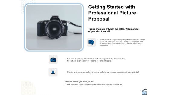 Professional Picture Proposal Ppt PowerPoint Presentation Complete Deck With Slides