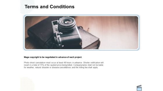 Professional Picture Proposal Terms And Conditions Ppt Gallery Layouts PDF