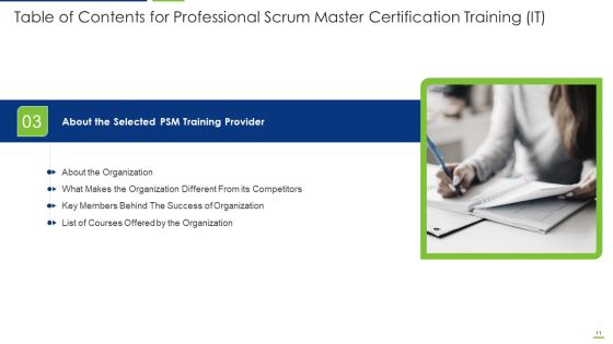 Professional Scrum Master Certification Training IT Ppt PowerPoint Presentation Complete Deck With Slides Slide11
