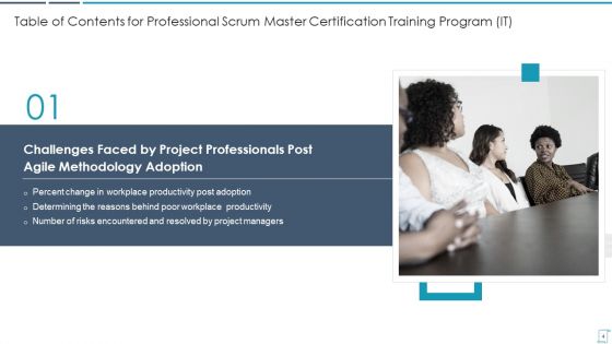 Professional Scrum Master Certification Training Program IT Ppt PowerPoint Presentation Complete Deck With Slides