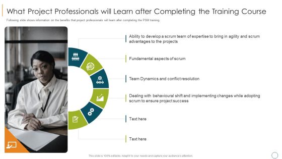 Professional Scrum Master Training IT What Project Professionals Will Learn After Completing The Training Course Portrait PDF Professional Scrum Master Training IT What Project Professionals Will Learn After Completing The Training Course Portrait PDF