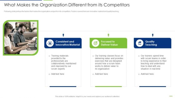 Professional Scrum Master What Makes The Organization Different From Its Competitors Themes PDF Professional Scrum Master What Makes The Organization Different From Its Competitors Themes PDF
