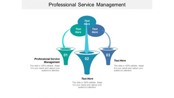 Professional Service Management Ppt PowerPoint Presentation Ideas Picture Cpb