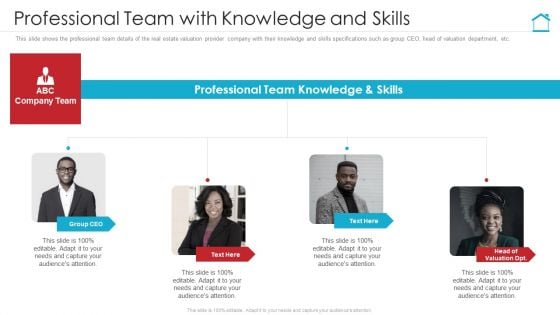 Professional Team With Knowledge And Skills Background PDF