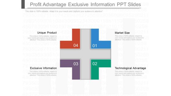 Profit Advantage Exclusive Information Ppt Slides